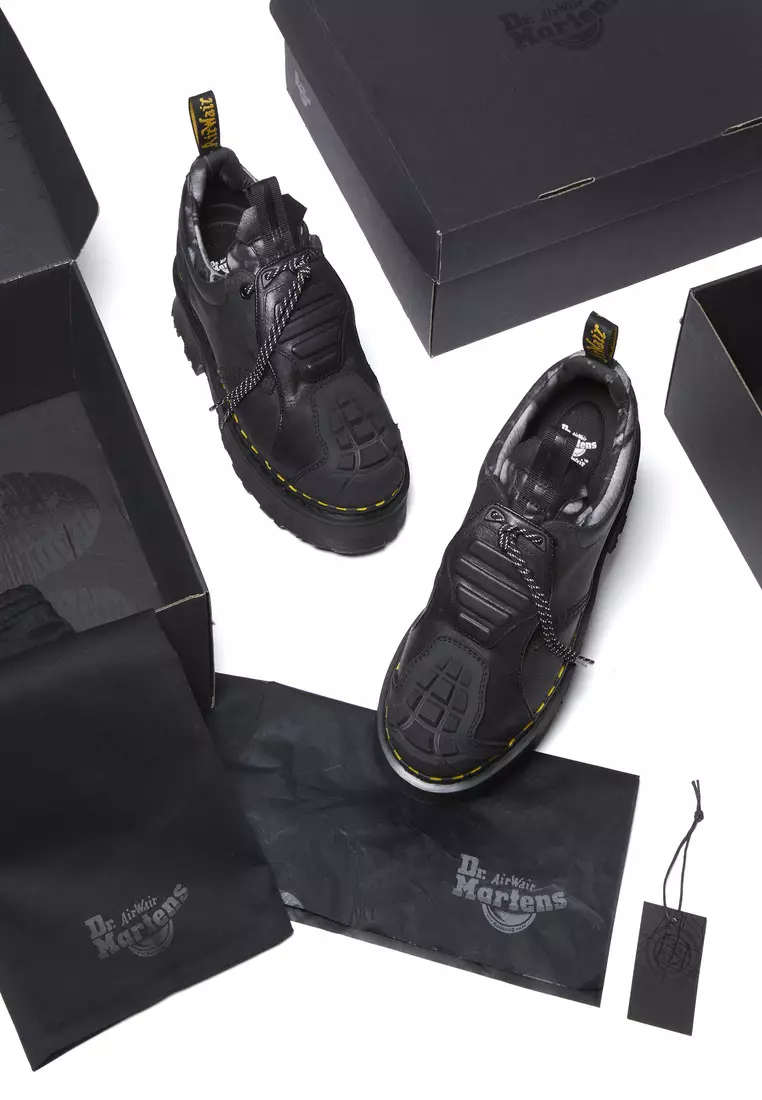 1461 Protect Grained Leather Shoes Black Women