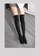 Twenty Eight Shoes black Supper Skinny Suede Fabric Over Knee Long Boots 719-12 2EFDDSH11EEA21GS_4