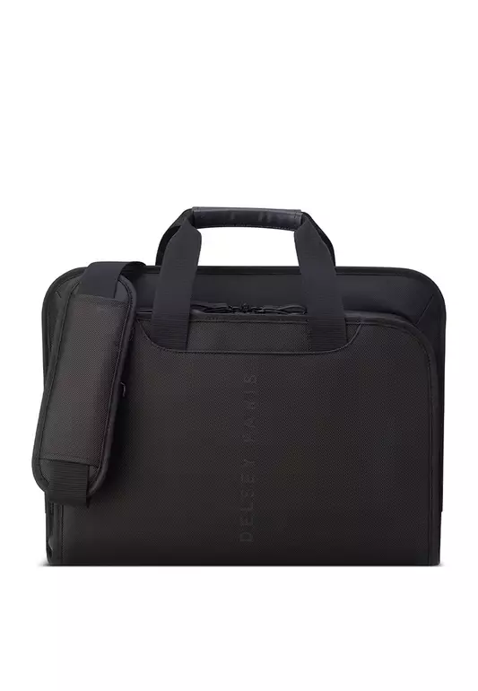 Arch 2-Cpt 14" Satchel Bag Black