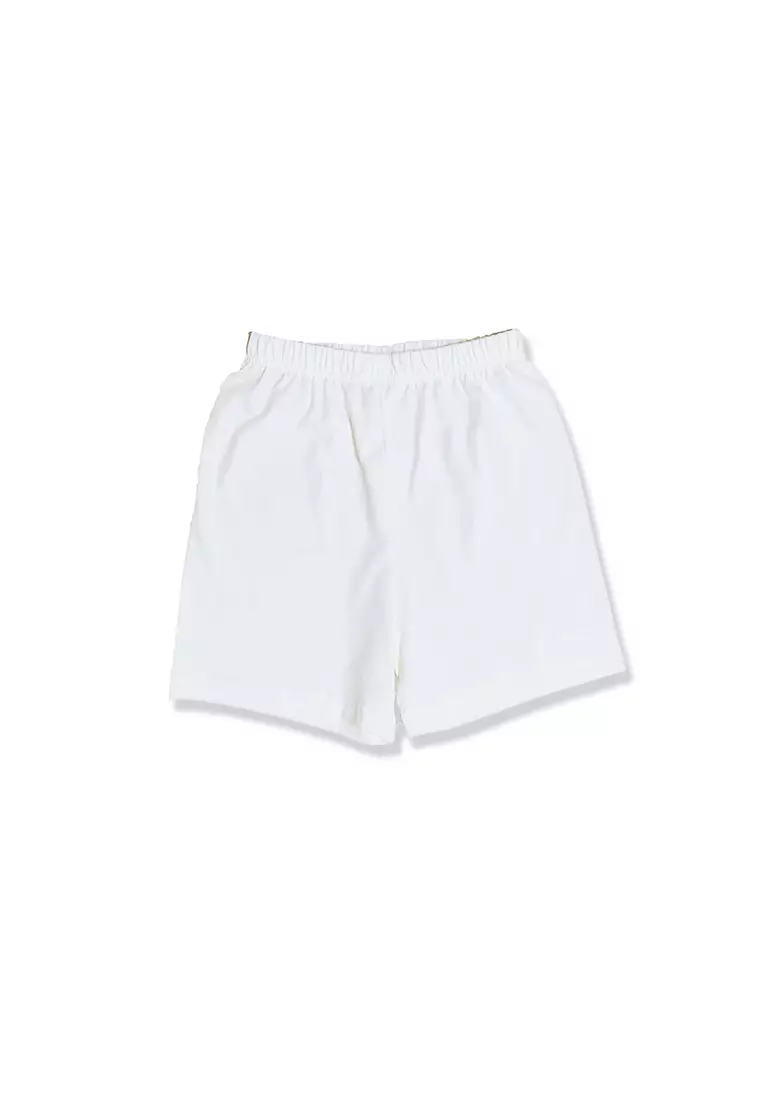 Buy Little Kooma Kids Plain White Shorts Online