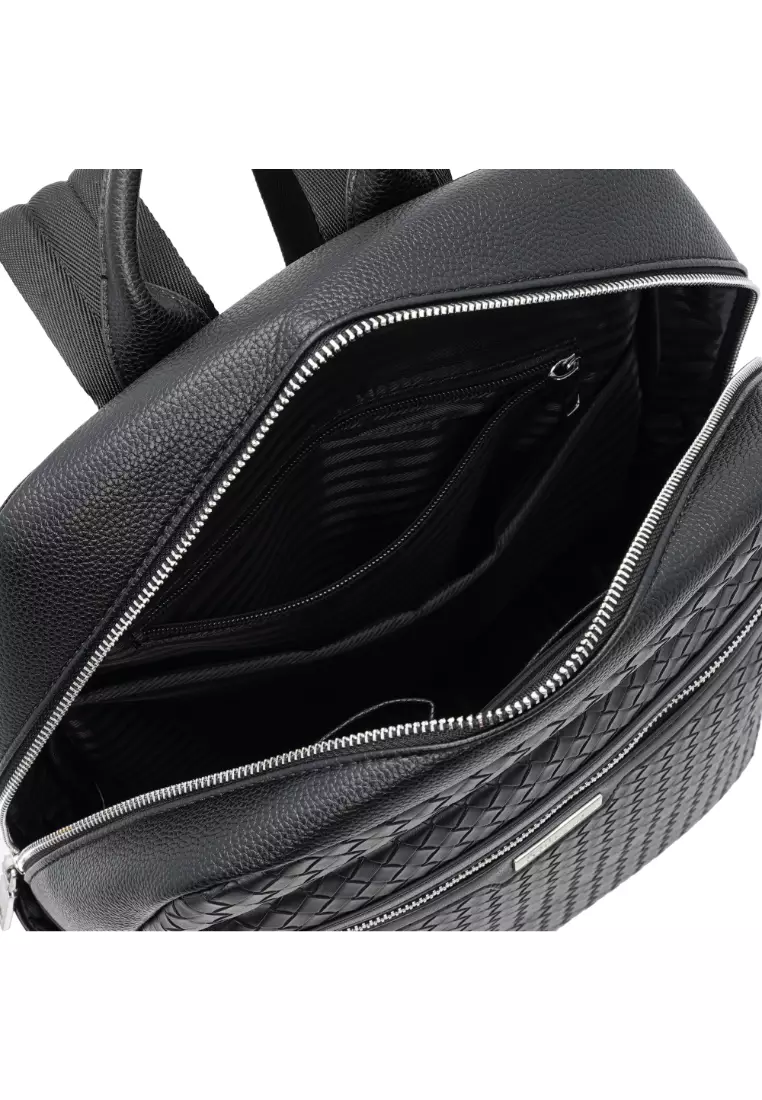 Valentino Rudy Italy Men's Weave Backpack 0460040-101