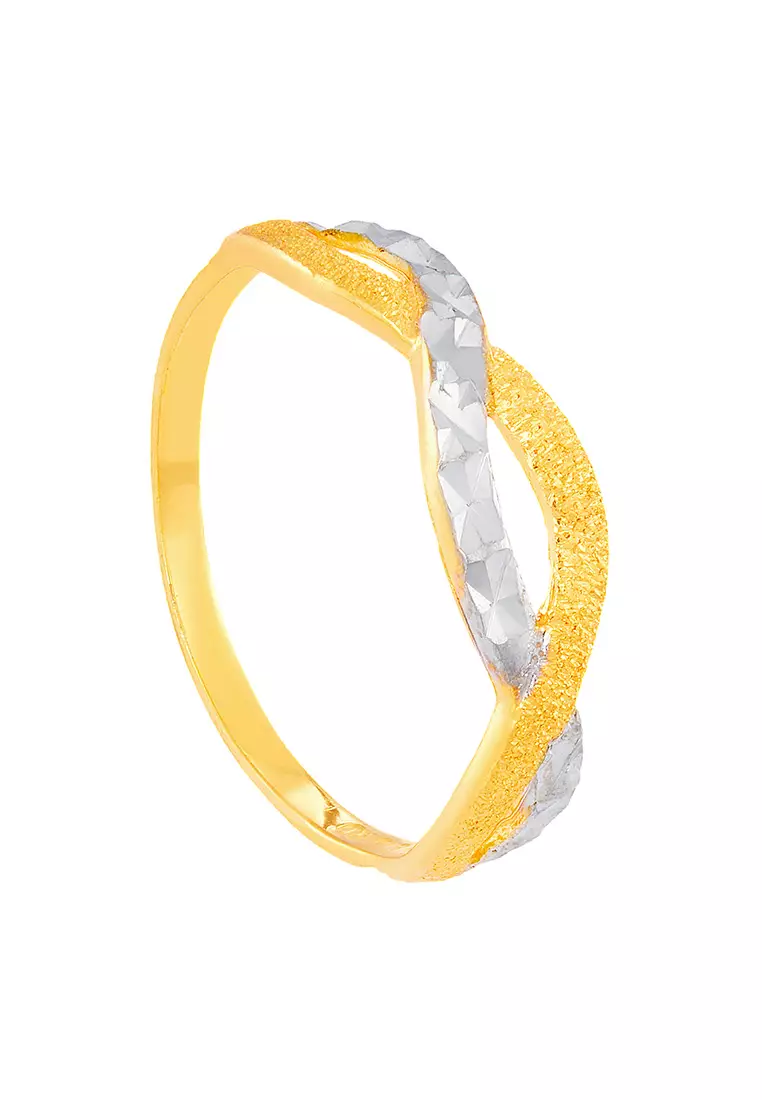 HABIB 916/22K Yellow and White Gold Ring EHR1780225