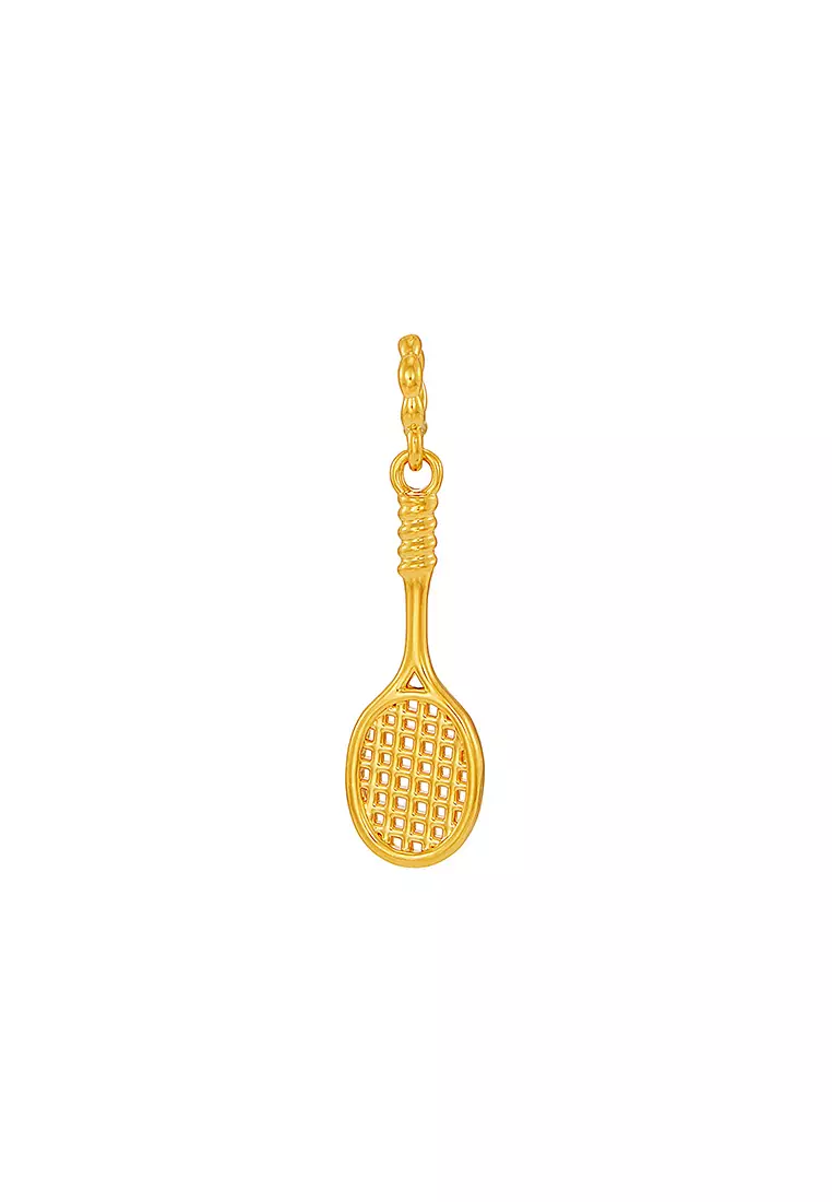 HABIB 916/22K Yellow Gold Charm (Racket) 6800010Y