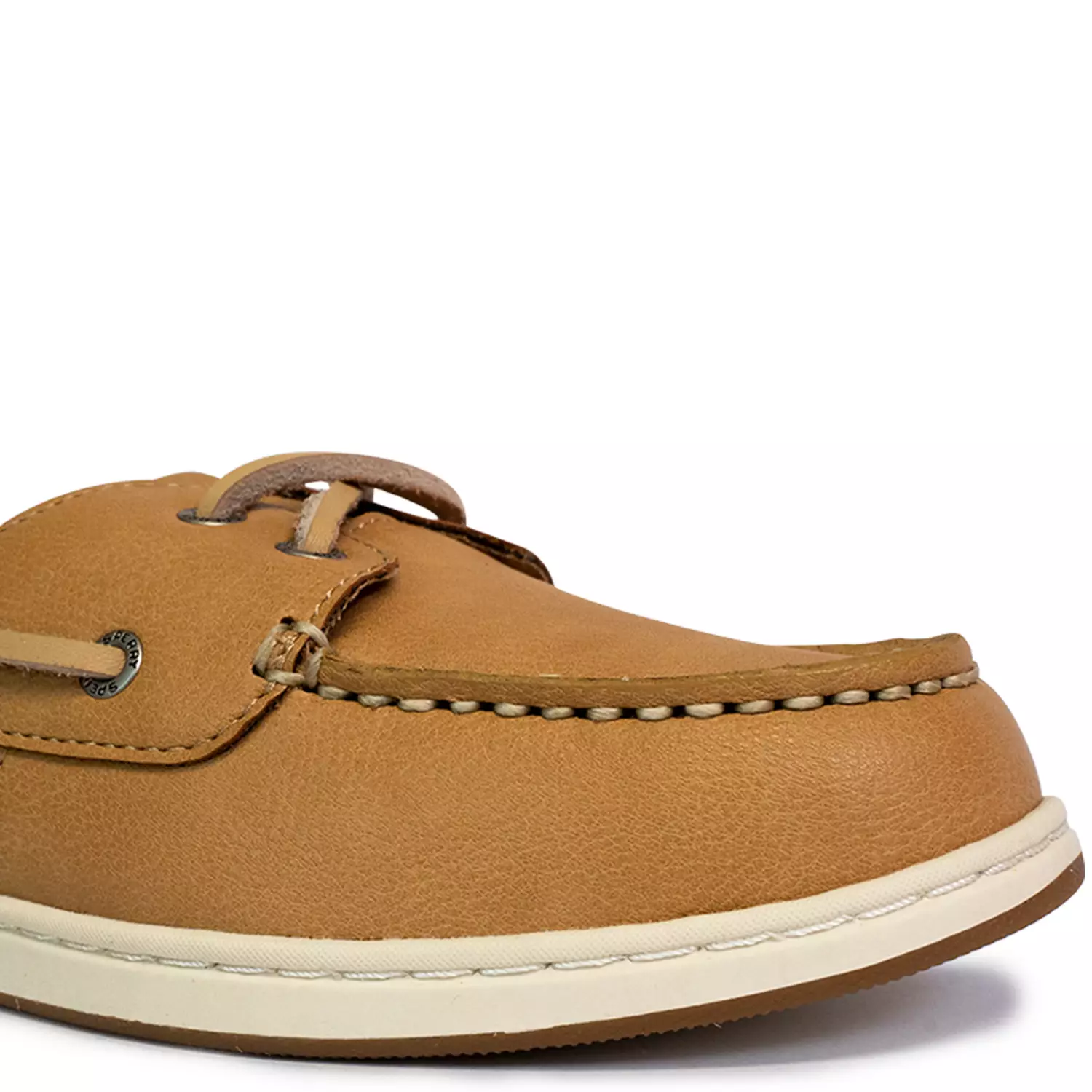 Women's Authentic Original™ Jewelfish 1-Eye Leather Boat Shoes Topsider - Light Tan/Off White (25S00712)