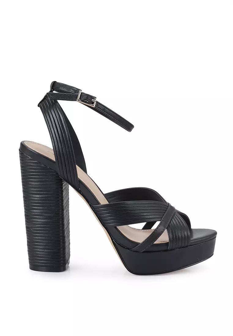 Aldo black platform clearance heels