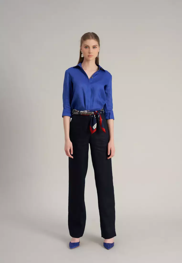 Hello New Day Linen Shirt