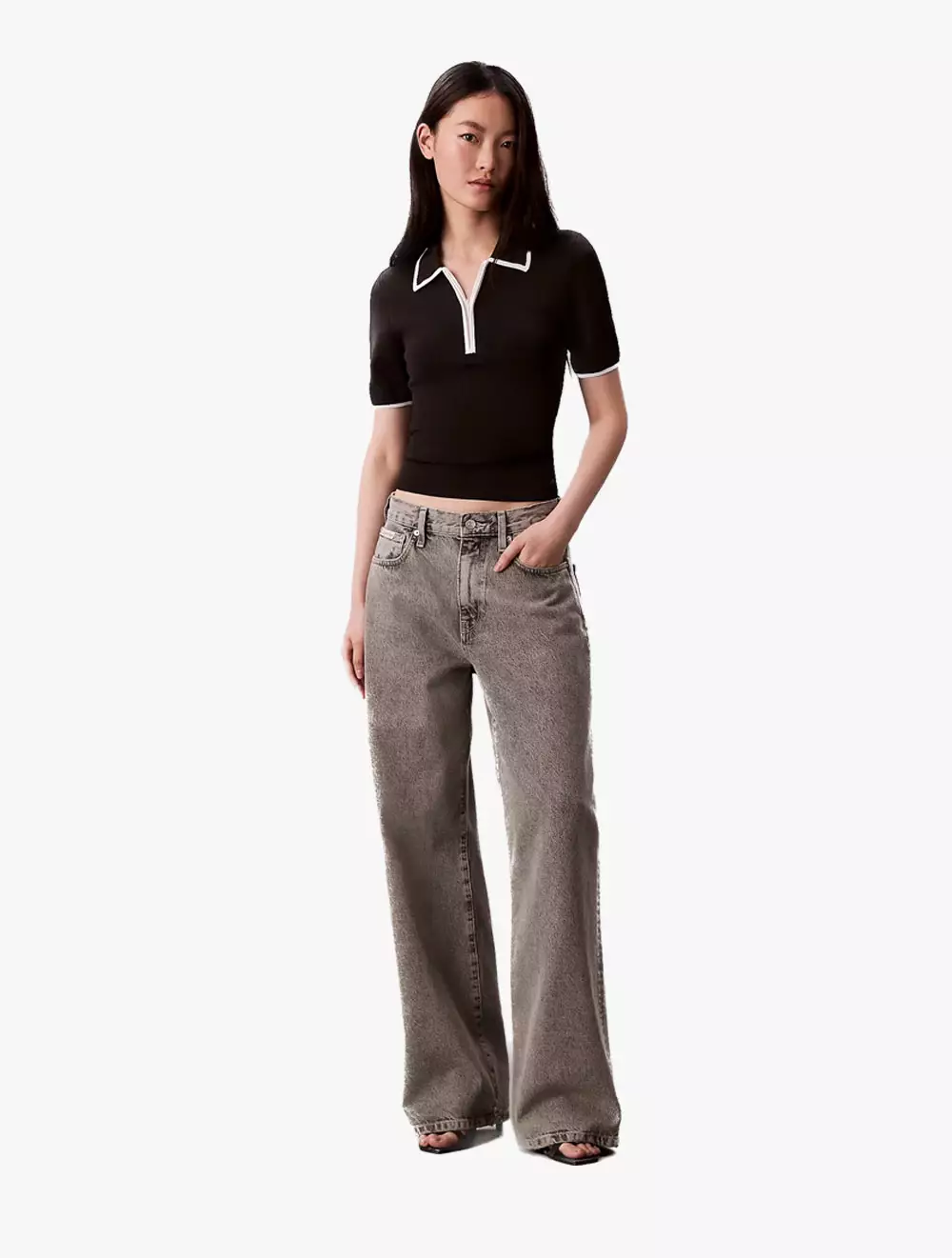 Calvin Klein - Quarter Zip Classic Polo Shirt