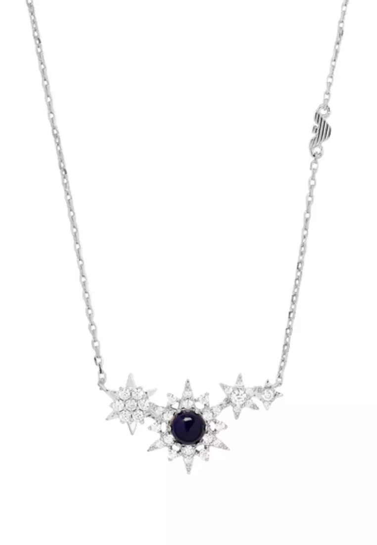 Emporio Armani 夜空藍星月系列滿天星項鍊 (EG3600040)