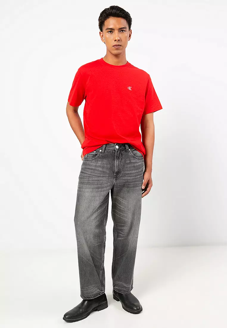 Short Sleeves Easy Monogram Tee - Calvin Klein Jeans