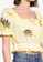 H&M yellow and multi Puff-Sleeved Blouse 68021AA33EACC1GS_3