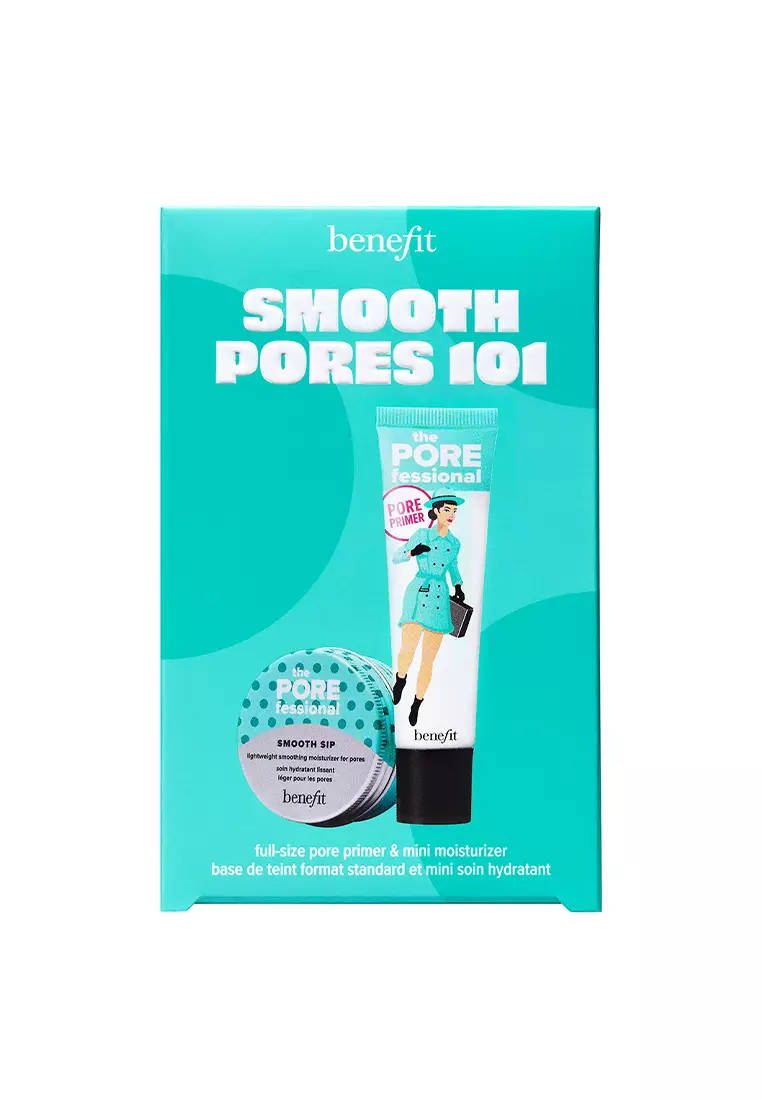 NEW! Benefit -  Smooth Pores 101 - The POREfessional Face Primer Full-size, The POREfessional Smooth Sip Mini