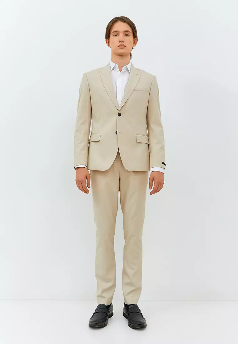 Jobb Torrance-T2 Jas Pria Slim Fit Light Khaki