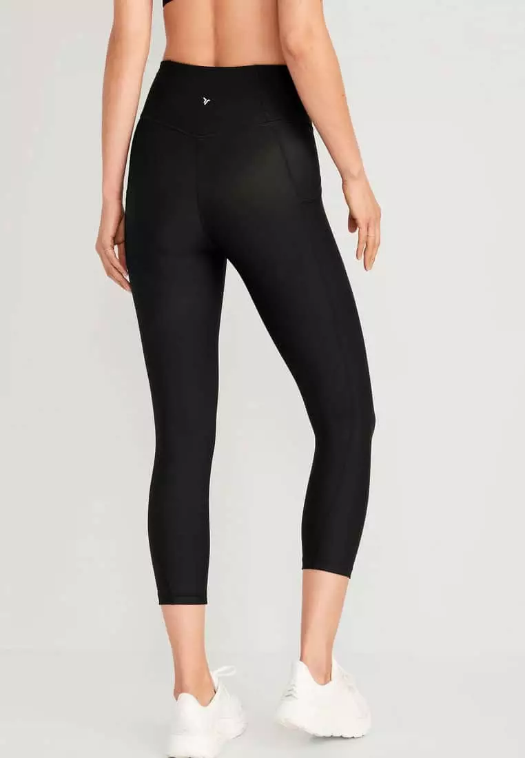 Buy Old Navy High-Waisted PowerSoft Side-Pocket Crop Leggings for Women 2024  Online