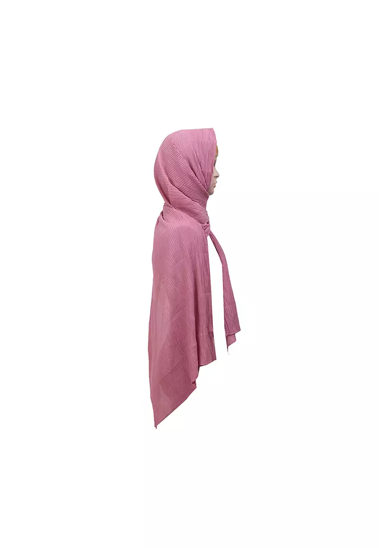 Pashmina Plisket Dusty Pink