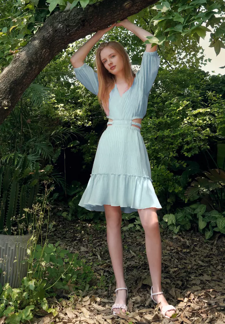 saturday club dresses Buy Saturday Club Waist Cutout Ruffle Trim Dress 2026 Online