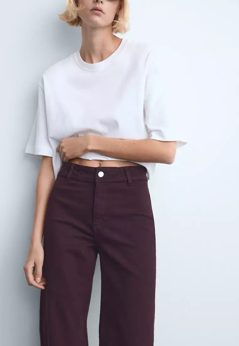 Catherin Culotte High-Rise Jeans