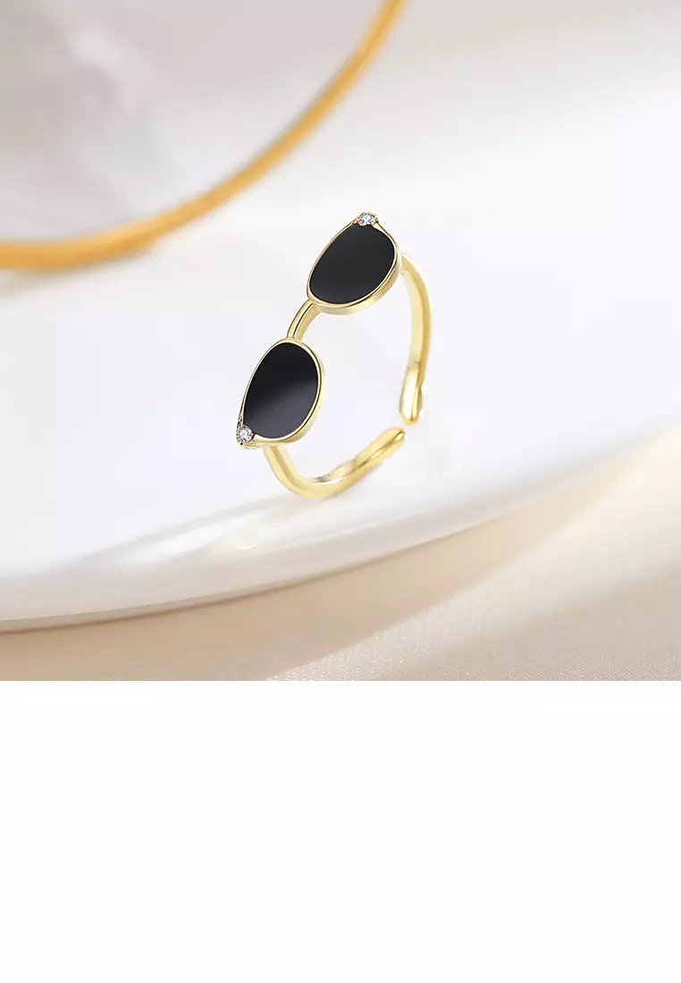Gold ring glasses outlet