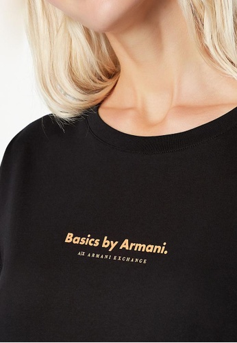 Armani Exchange Basics By Armani Cotton Boyfriend Fit T-Shirt | ZALORA  Philippines