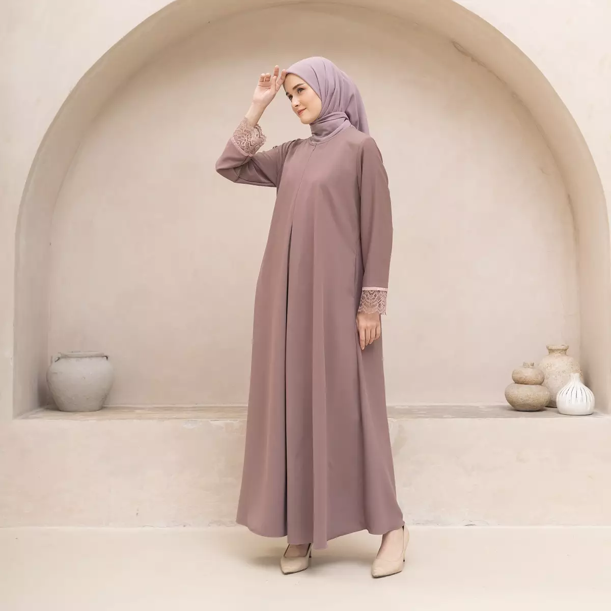 EPC Abaya Amara - Woodrose - Moonlit Elegance Series