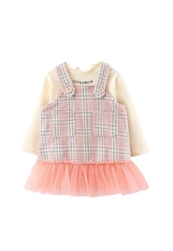 RAISING LITTLE pink Lexie Baby & Toddler Dresses A6B97KA2AA2CF6GS_1