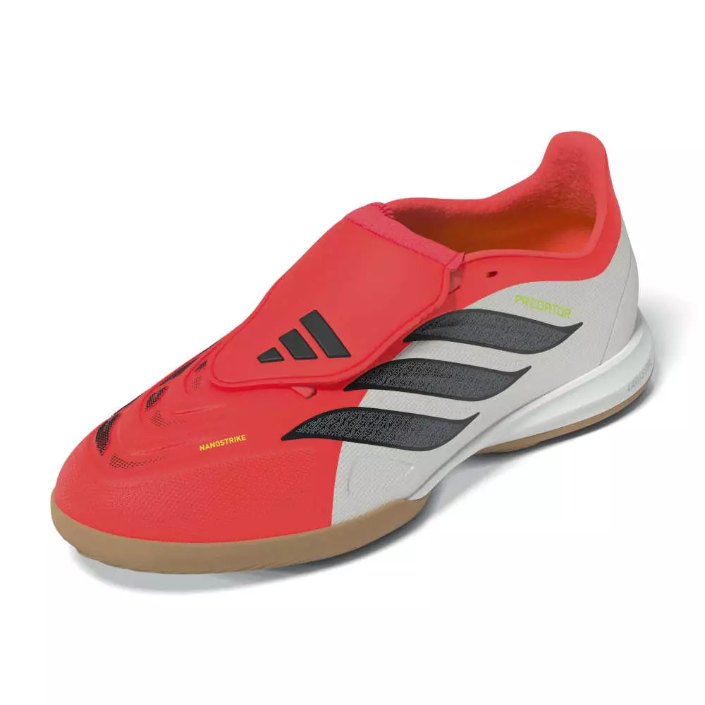 ADIDAS Predator League Fold-Over Tongue In J JR7923 - Sepatu Bola Anak (Merah)
