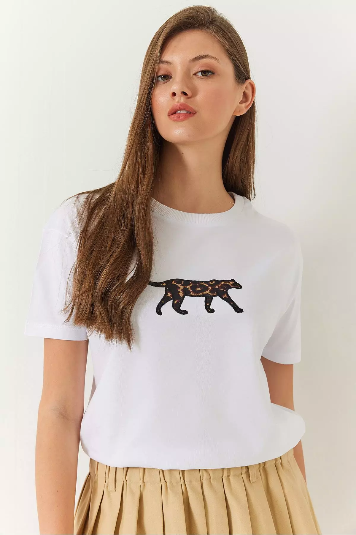 Women's Leopard Print T-Shirt 60602006