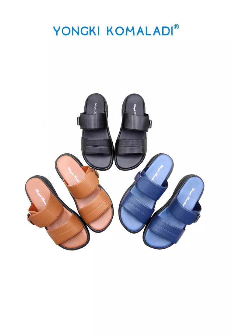 [ ORIGINAL ] YONGKI KOMALADI SANDAL OL-ECC454-23 CAMEL