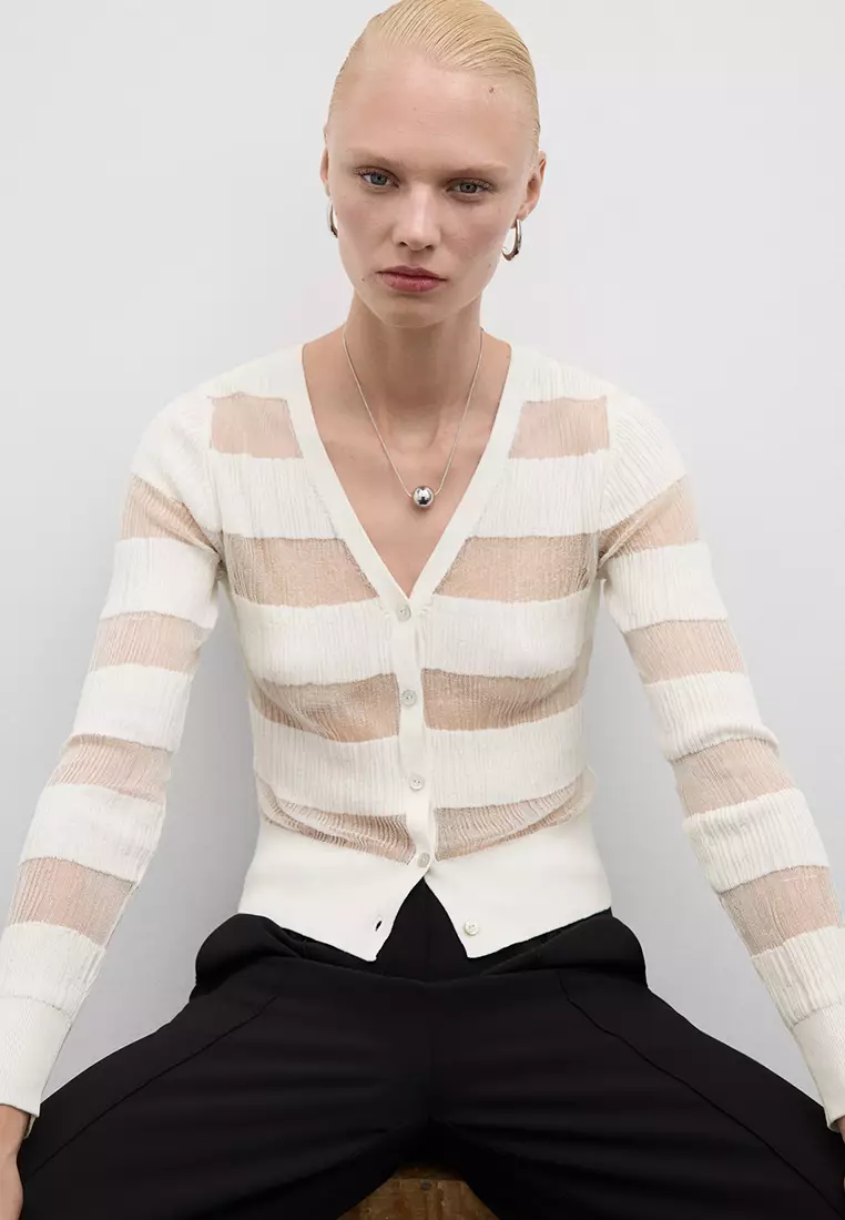 Cardigan transparent store