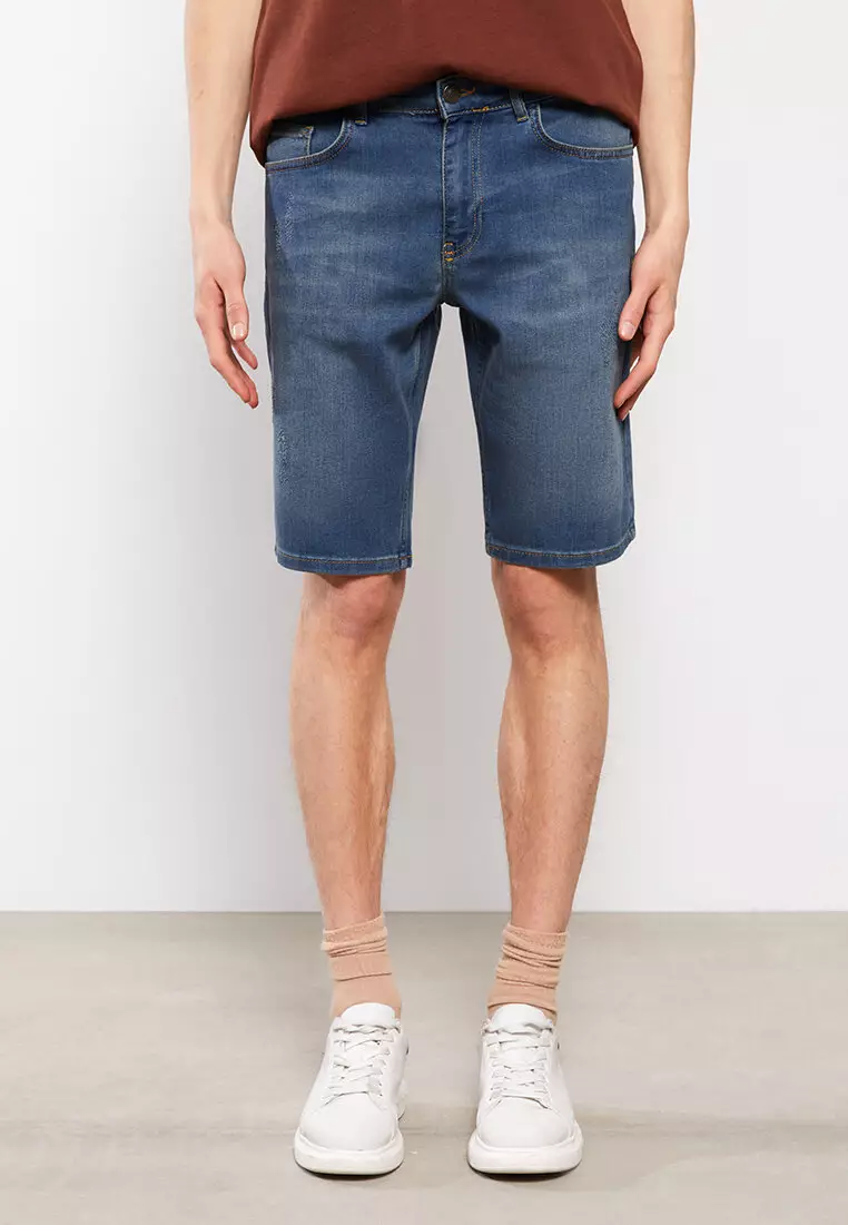 Buy LC WAIKIKI Standard Fit Men's Jean Shorts Online ZALORA Malaysia