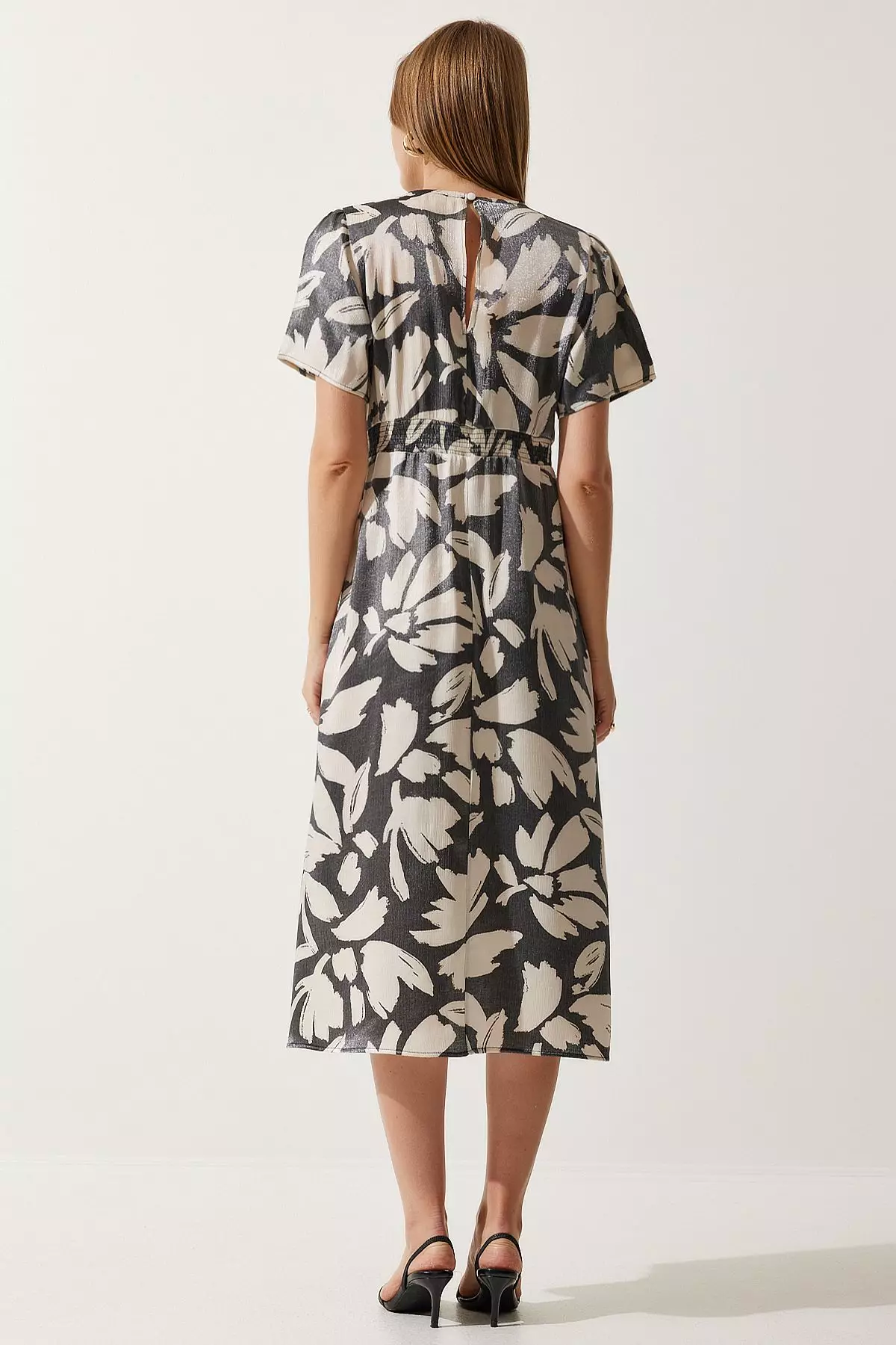 Printed Midi Dress