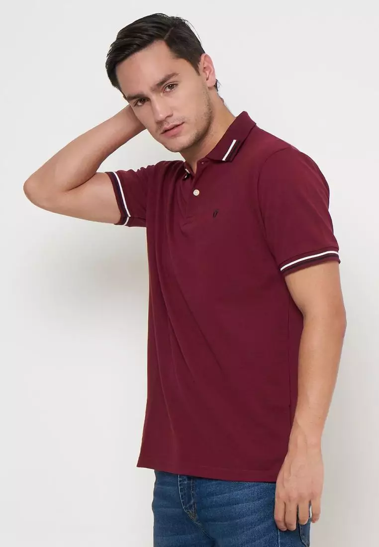 MATSUDA Kaos Polo Shirt Pria Kerah Fukui