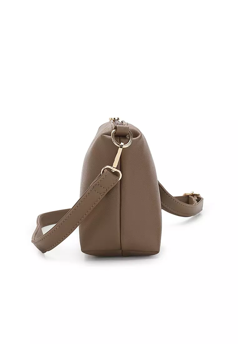 Women's Sling Bag / Crossbody Bag (Tas Selempang Wanita) - Cokelat