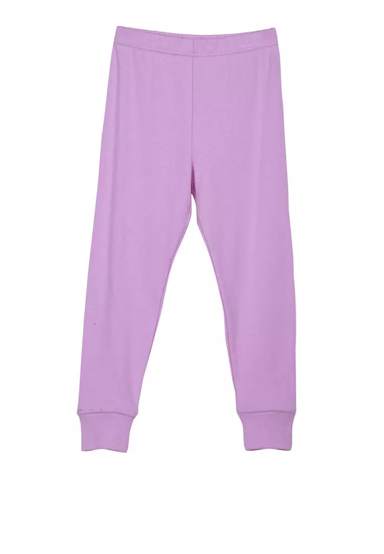 Move Two-Piece Long Sleeves Pajama Set For Girls