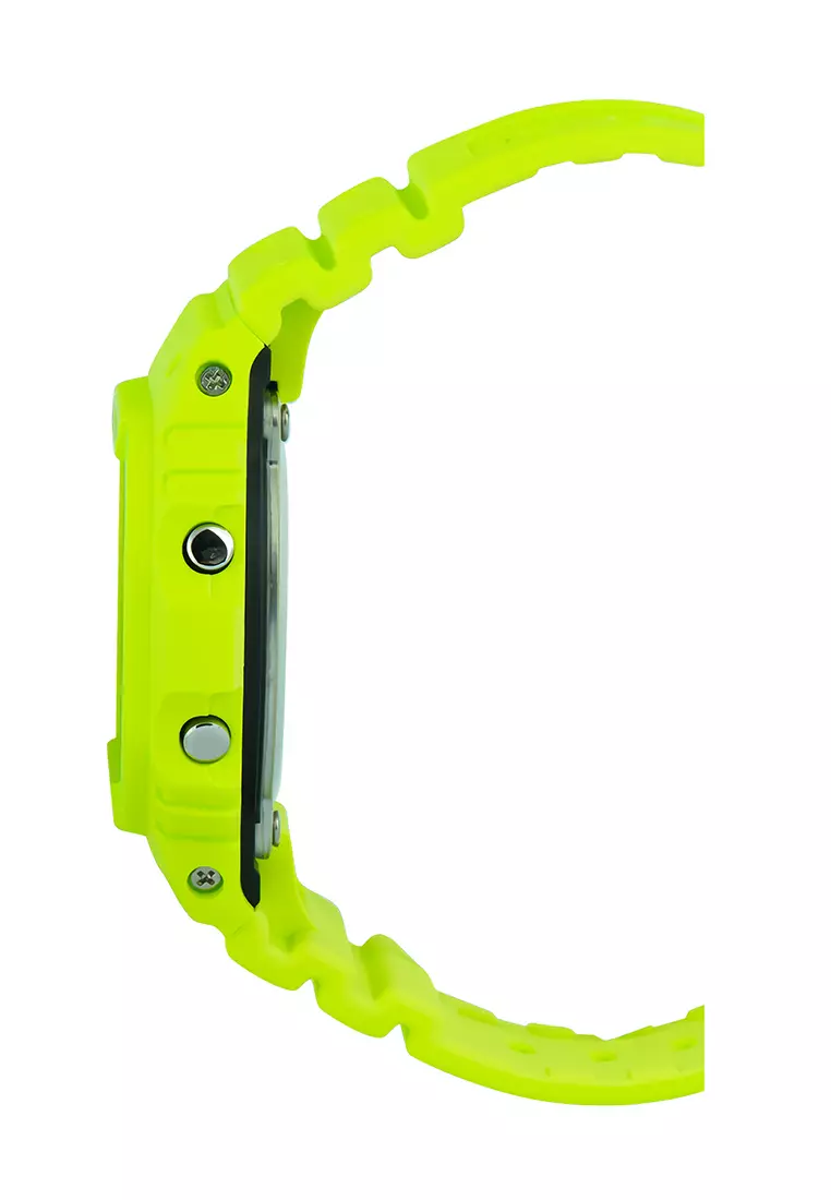 Casio G-Shock DW-5600EP-9D Lime Green Resin Band - Jam Tangan Digital Unisex