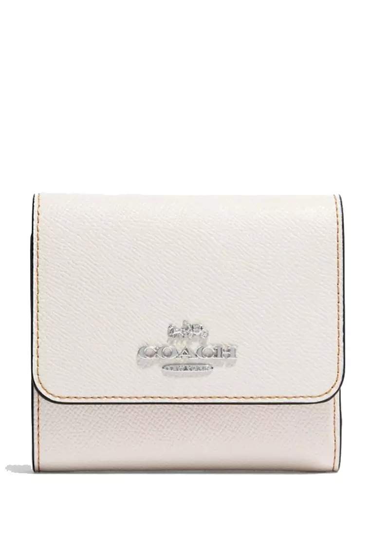 Buy Coach COACH Small Trifold Wallet With Rainbow Signature Interior ...