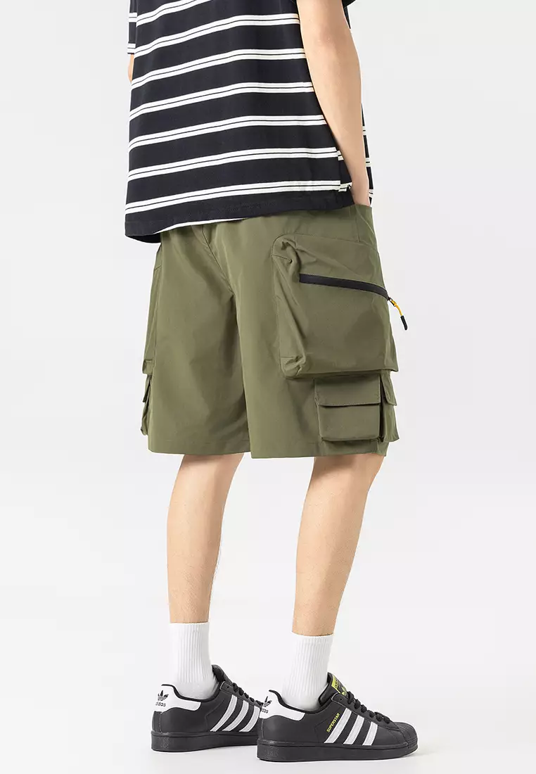 Multi-Pocket Functional Cargo Shorts GJL-B7010