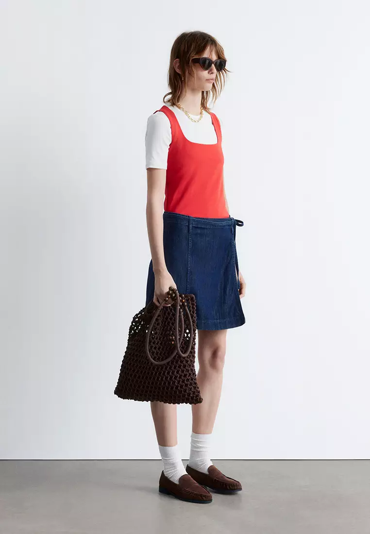 Square-Neck Tank Top