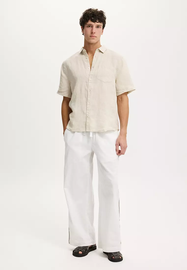 Relaxed Linen Short Sleeve Shirt