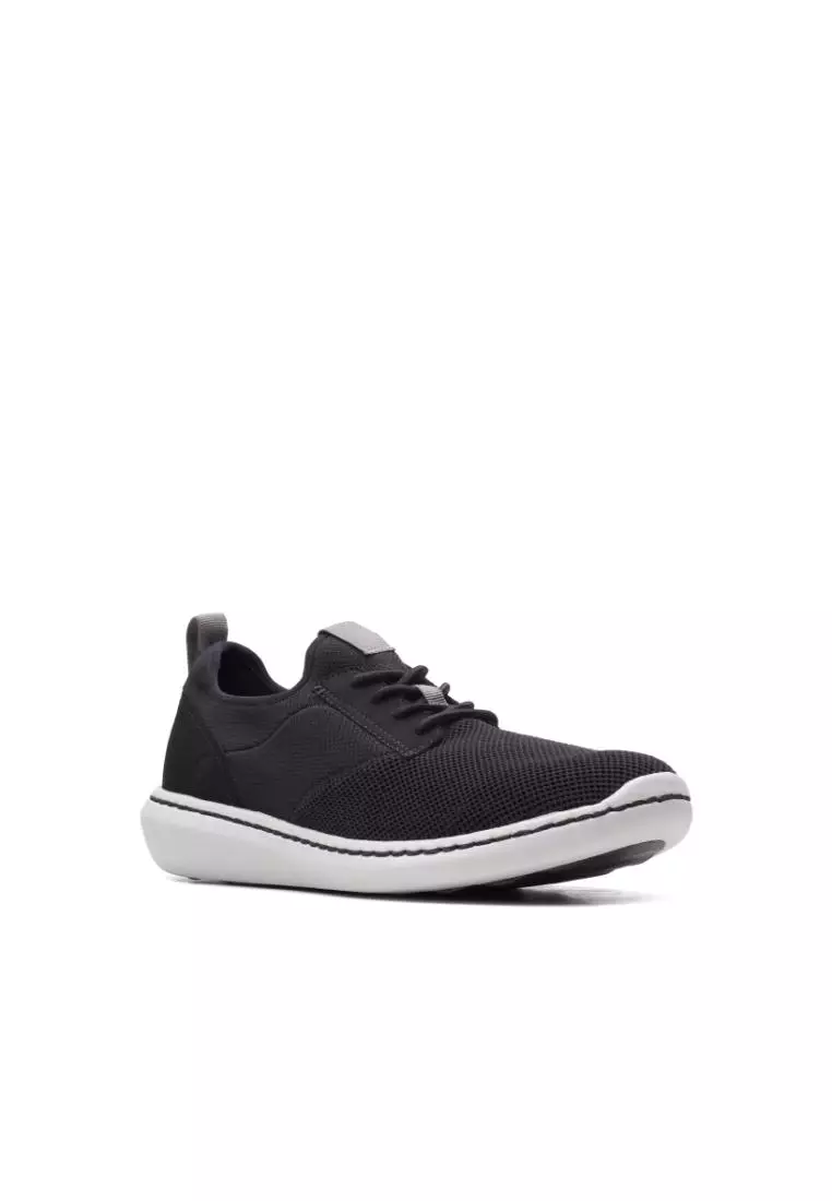 Buy Clarks Clarks Step Urban Low Black Textile Mens Casual 2024 Online ...