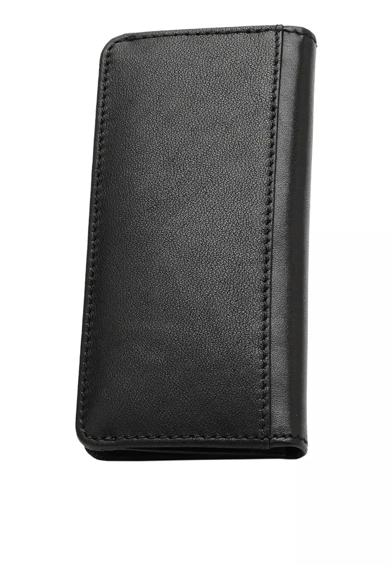 Men's RFID Blocking Bi Fold Long Wallet (Dompet Panjang Bi Fold Pria RFID Blocking) - Hitam