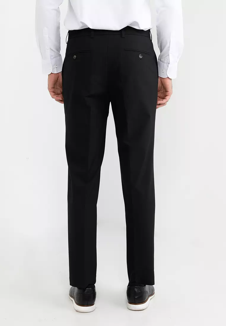 Plain Weave Suit Pants