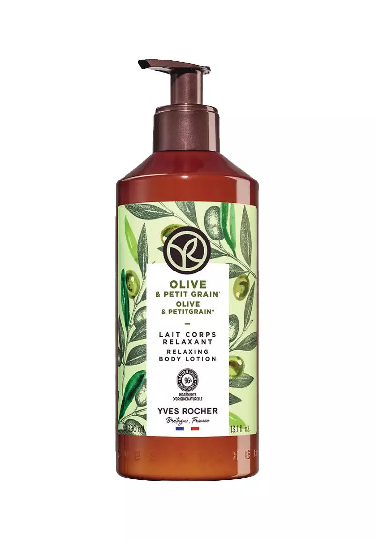 Buy Yves Rocher Olive Petitgrain Relaxing Body Lotion - 390ml Natural ...