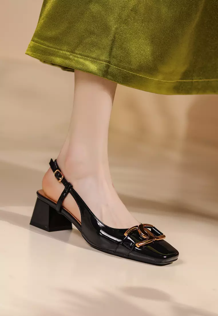 Buy Twenty Eight Shoes Horsebit Buckle Patent Leather