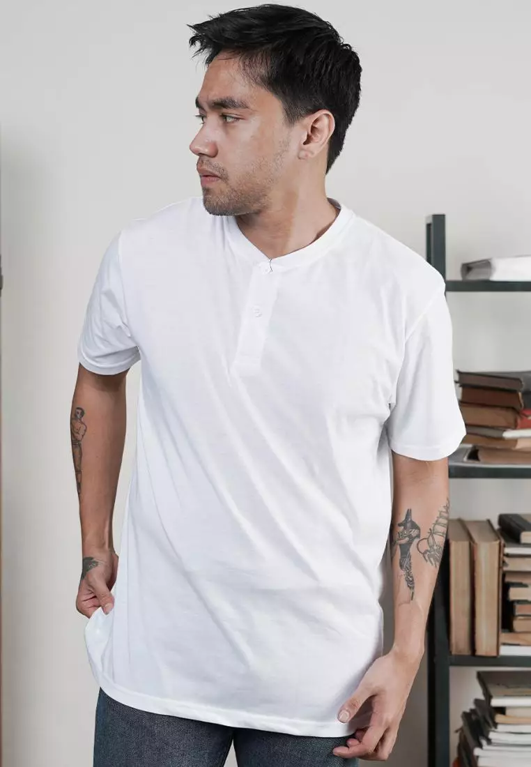 MATSUDA Kaos Polo Henley Nihama