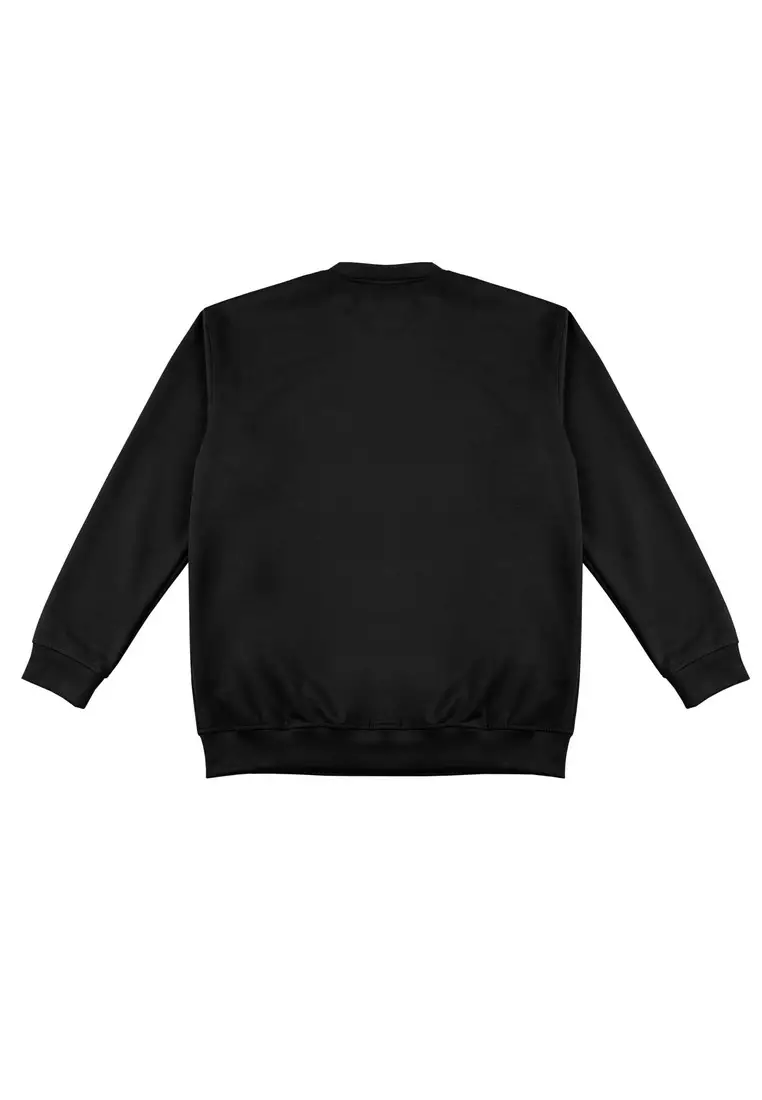 3Second Men's Jacket Sweater Crewneck Oversized Fit Sweaty OL-C010924