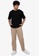 ZALORA BASICS black Turn-up Cuff Oversize T-Shirt D9544AA2CEDBCCGS_4