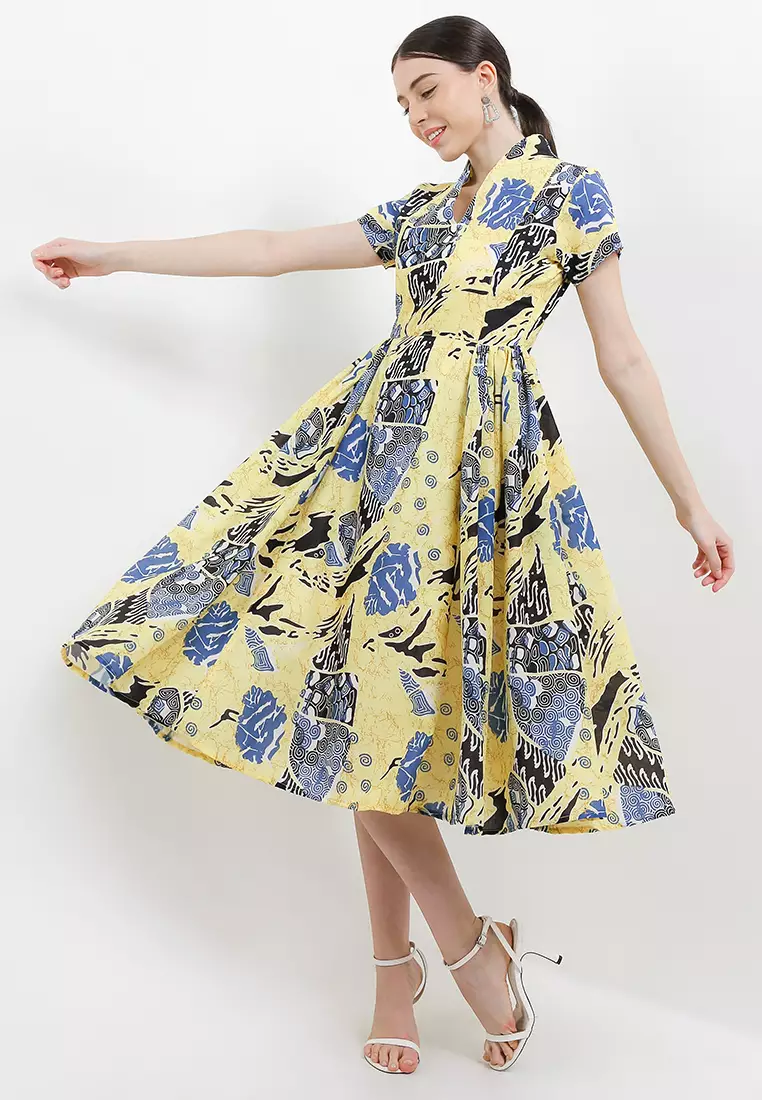 Dress Classic Cloq 50's Swan-necked CAP-Slv+lining