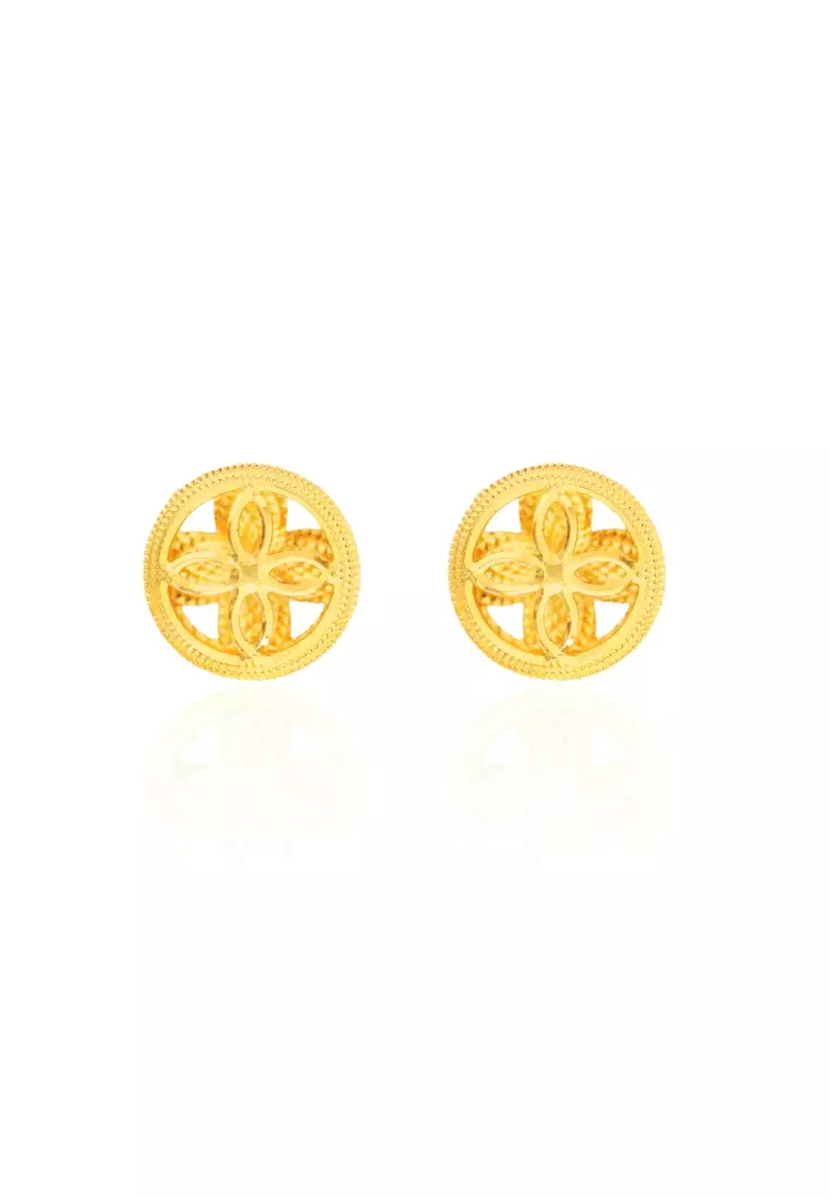 Gold earrings deals small tops