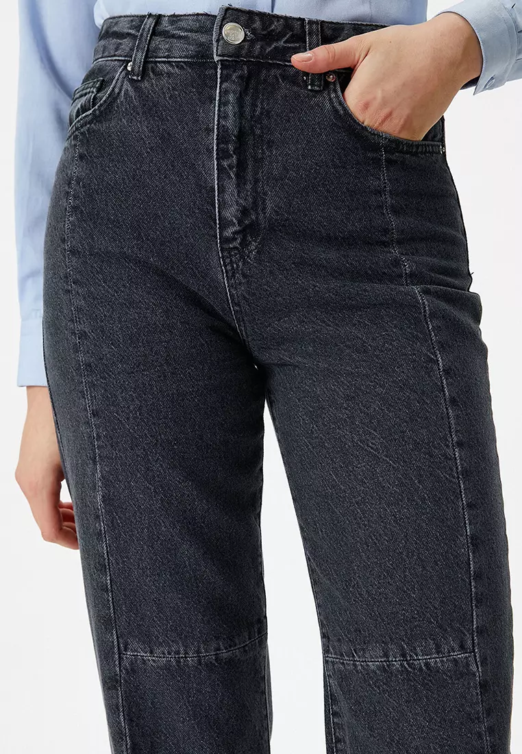 Nora High Waist Panel Jeans