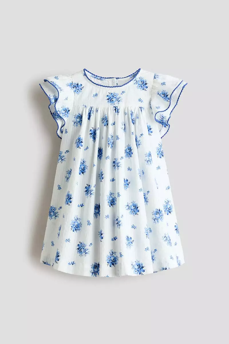 Cotton seersucker dress